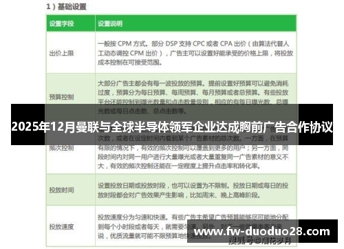 2025年12月曼联与全球半导体领军企业达成胸前广告合作协议